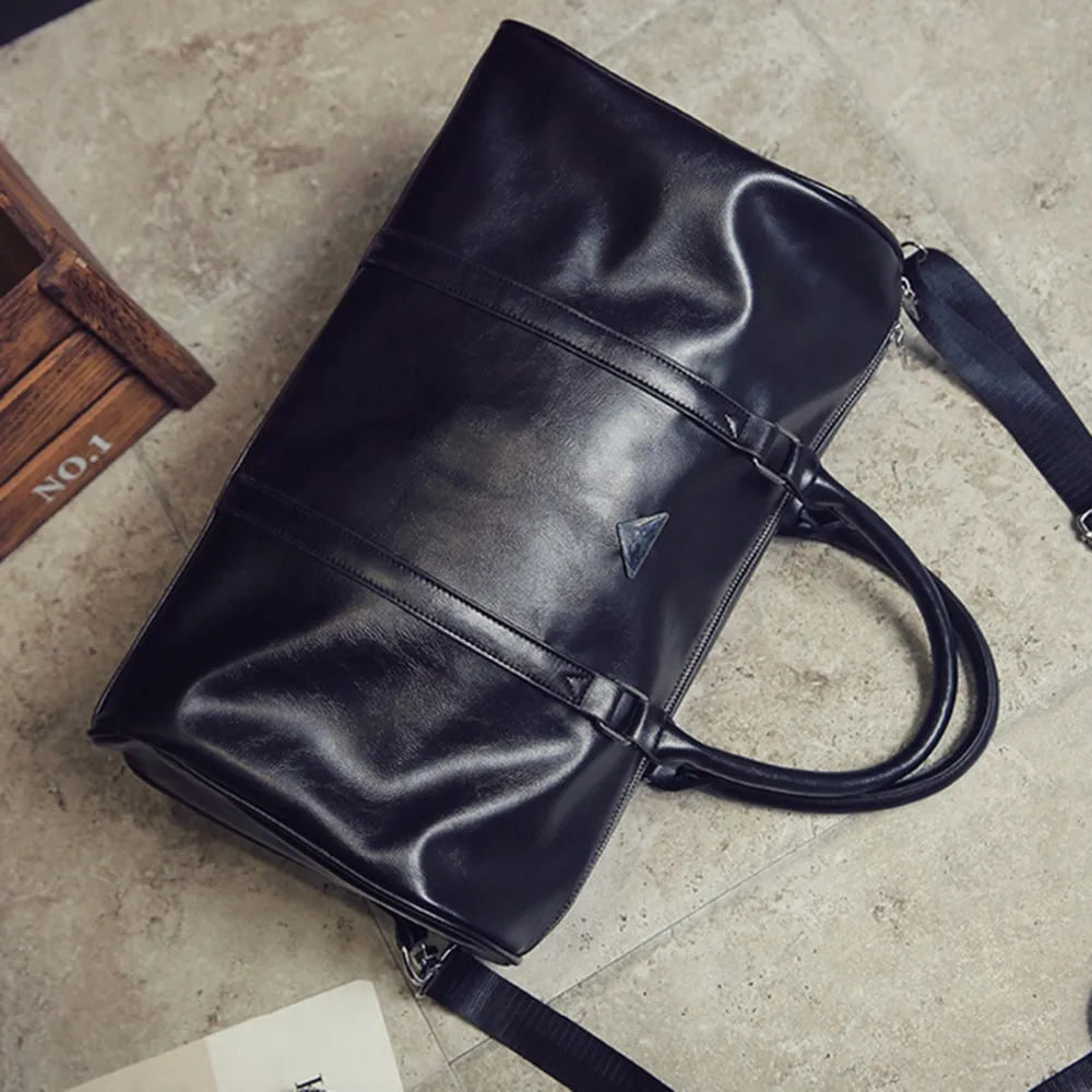 Высококачественные мужские Спортивные Сумки из искусственной кожи спортивные