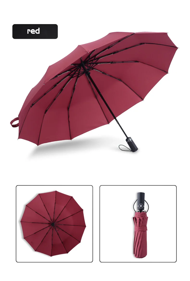 bachon umbrella female male folding automatic women umbrella auto-open close windproof umbrella for man women