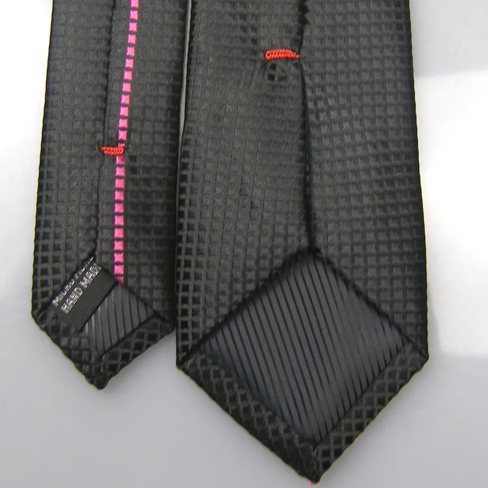 Мужские галстуки для костюма LAMMULIN розовый красный галстук контрастный черный с