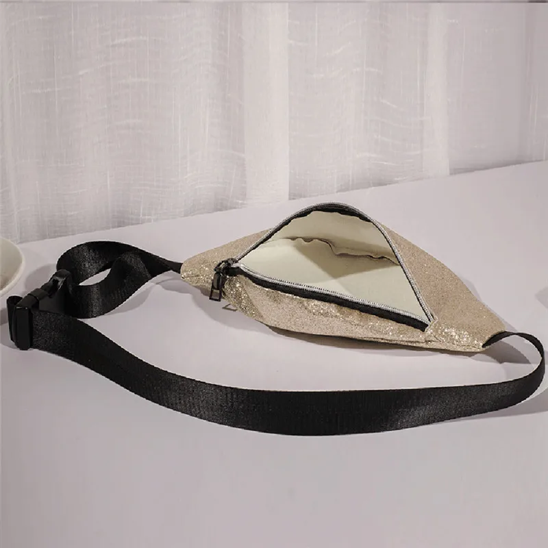 Модные шикарные женские сумки с блестками на талии mochila cintura нагрудный чехол на пояс сумка женская сумка PU Повседневная сумка#35