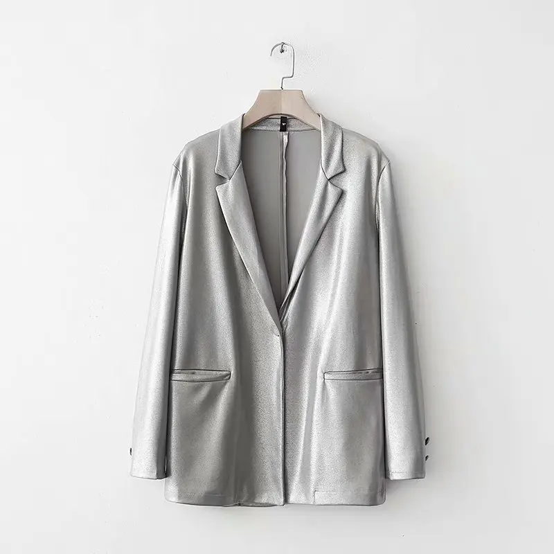 Женский металлический костюм Европейская и американская мода Новое поступление