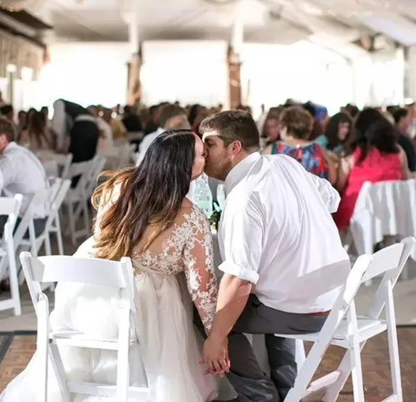 Женское свадебное платье из шифона размера плюс с длинным рукавом и иллюзией