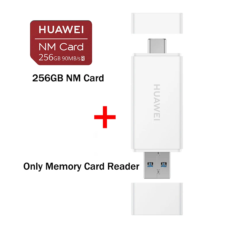 Официальный huawei нм карты 90 МБ/с. 256 ГБ 128 применяются huawei Коврики 20 Pro X телефон USB 3,1 Gen 1 адаптер для Nano устройство чтения карт памяти - Цвет: 256G and Card Reader