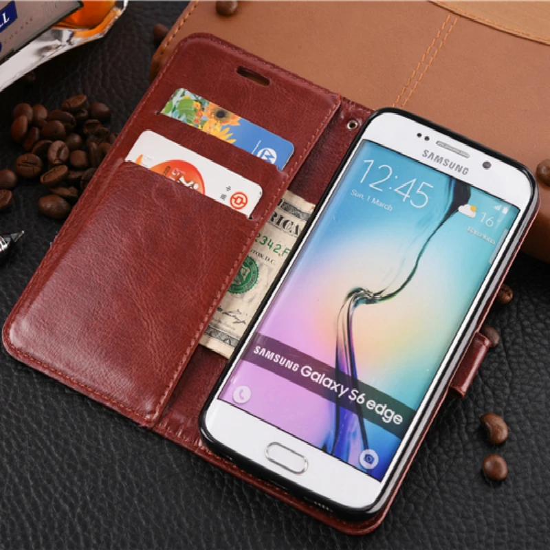 Кожаный чехол-бумажник чехол для samsung Galaxy S3 S4 S5 S6 S7 край S8 A3 A5 A6 A8 J8 J1 J2 J3 J4 J5 J6 J7 Neo Core