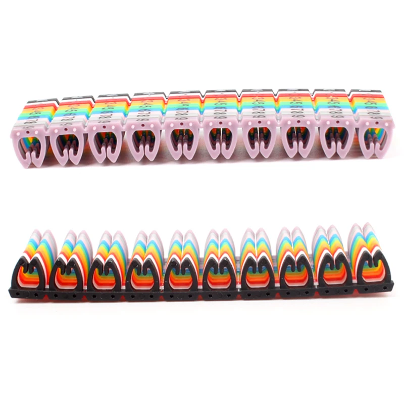 Buyincoin оптовая продажа 100 шт./лот метка маркировка RJ45 RJ11 RJ12 цветной цифровой кабель