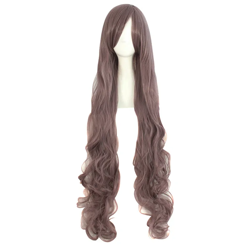 MapofBeauty 39 &quotдлинные волнистые блондинистые фиолетовый желтый косплэй парик