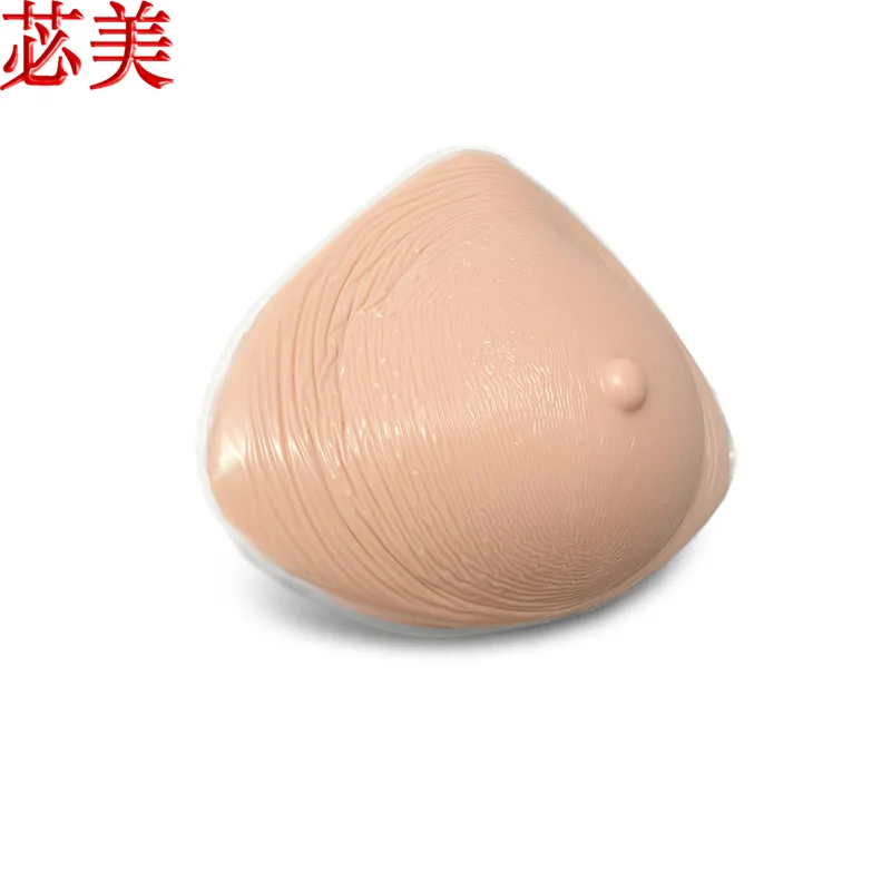Adheres securely to the body triangle breast cancer Silicone Breast Forms Prosthesis Mastectomy Only One Piece |
