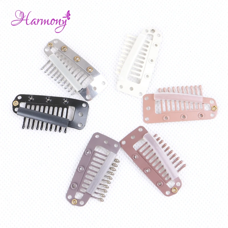 500 шт. металлические зажимы для наращивания волос с 10 зубцами 3 8 см|hair extension