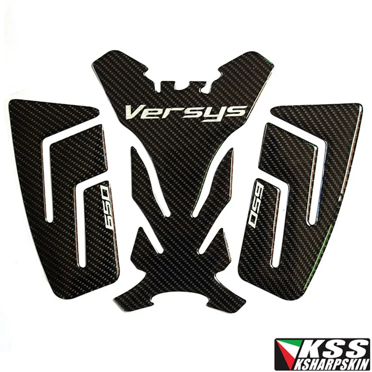 K-sharp Carbon 3D ADESIVI MOTO наклейка эмблема защитный бак Pad газовая крышка подходит для KAWASAKI versys 650