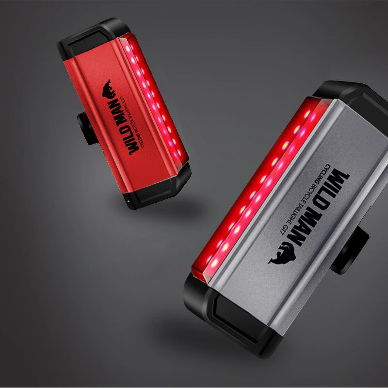 WILD MAN USB зарядка велосипедный задний фонарь для велоспорта долгий срок службы