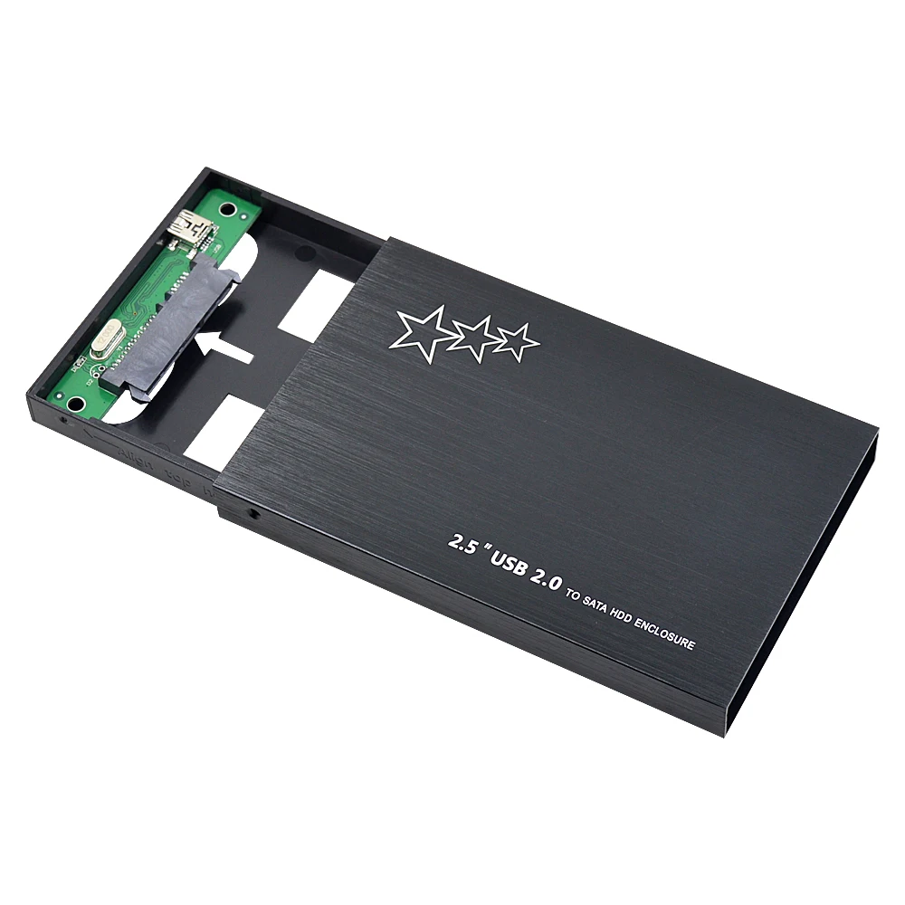 CHIPAL Высокое качество Алюминиевый USB 2 0 на SATA 3 внешний жесткий диск чехол Корпус
