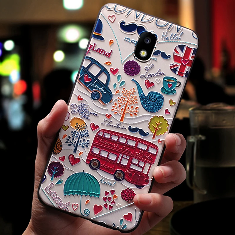 YonLinTan роскошный чехол для Samsung Galaxy J3 2017 J330 на заднюю панель телефона 3D милый