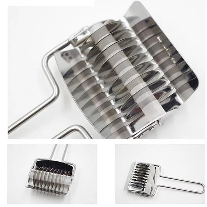 Нержавеющая сталь ролик для пасты пуансон ручной лапши лезвия резки тонких