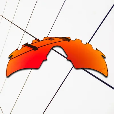 Fire Red Polarized E.O.S поляризованные Сменные линзы для солнцезащитных очков в оправе оакли м гибридные вентилируемые-различные цвета - Цвет линз: Fire Red Polarized