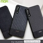 Чехол для Huawei P30, чехол для Huawei P20 Pro Lite, чехол Mofi для Huawei P10 Plus, задняя крышка из ткани, чехол для джентльмена P20 Lite, P10 30