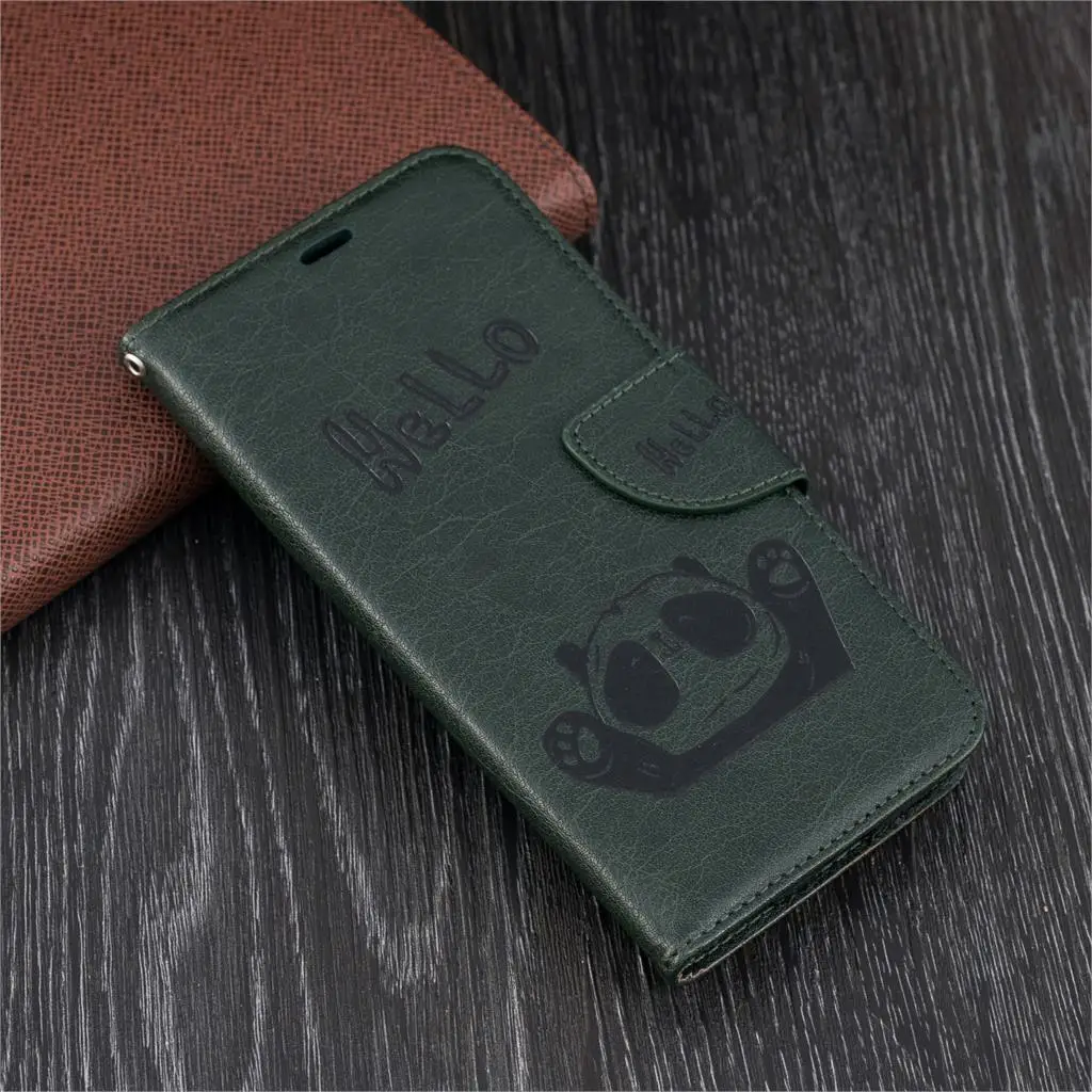 Чехол для Huawei P Smart/Enjoy 7 S роскошный рельефный чехол из искусственной кожи с милой