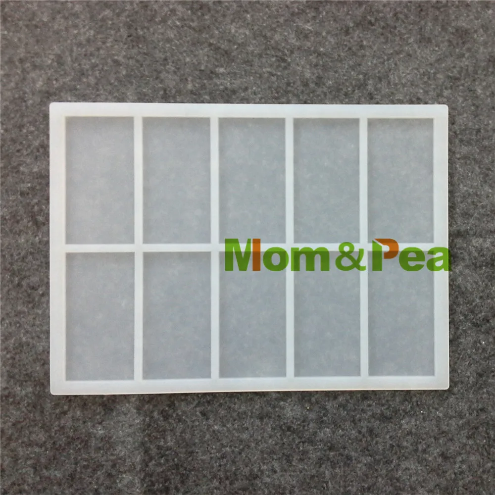 Mom & Pea CX010 Высококачественная прямоугольная силиконовая форма для шоколадных