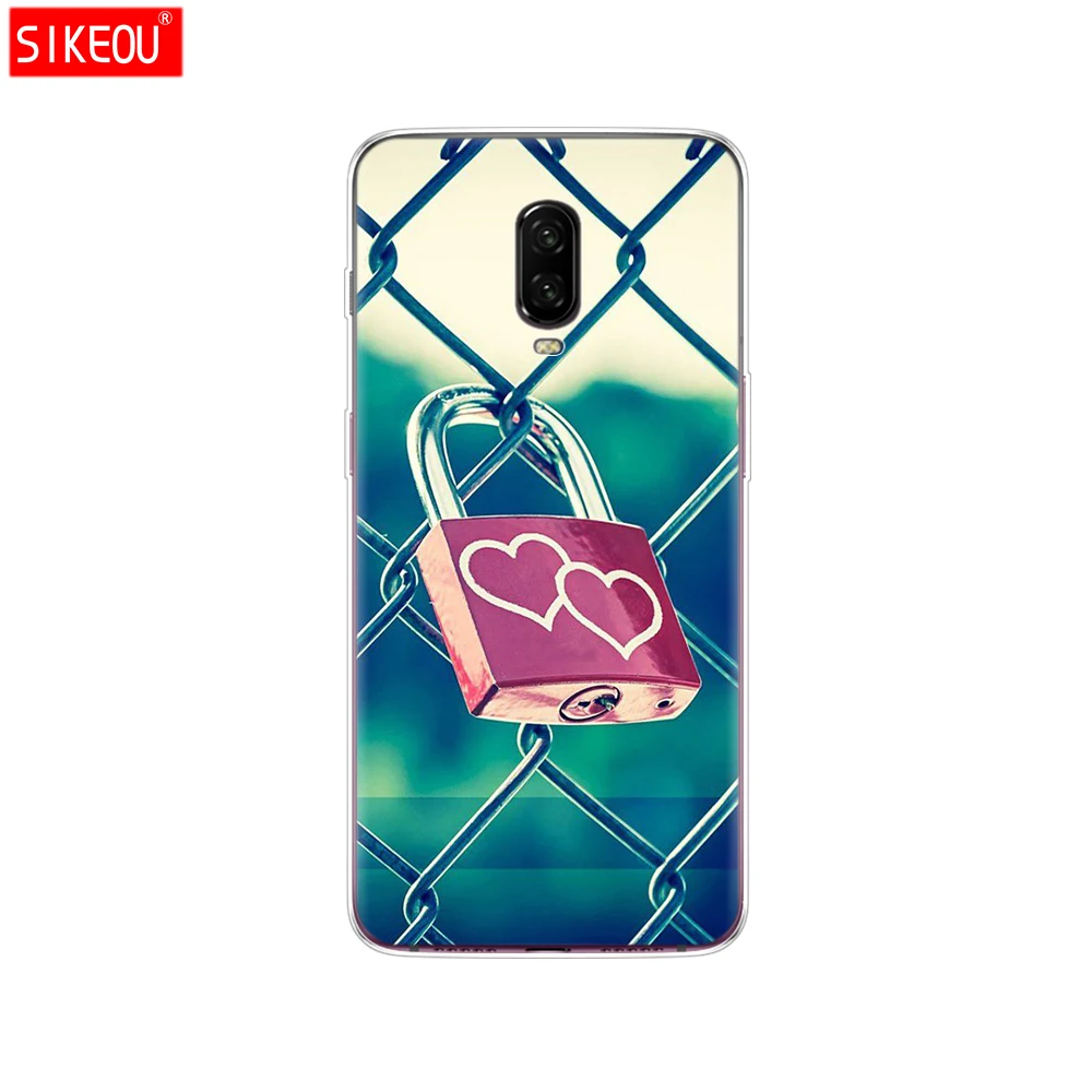12059 Силиконовый чехол для oneplus 6 t, чехол, Coque для one plus 6 T, чехол etui, чехол для oneplus 6 t, силиконовый чехол с котом и цветами - Цвет: 12059