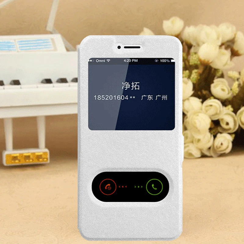 Чехол-книжка для huawei Honor 6A быстрое окошко просмотра ответа подставка Pro/A6 чехол