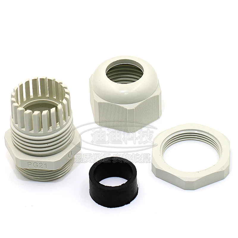 100 шт./лот нейлона кабельный разъем PG7 ~ PG21 черный/белый|connector|pg7pg7 cable gland |