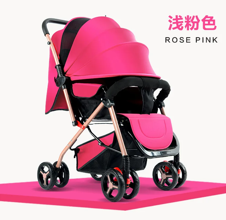 Детские коляски BabyGift, портативная коляска LightweighBaby, двухсторонняя нажимная коляска, легко складывается для детей 0-3 лет