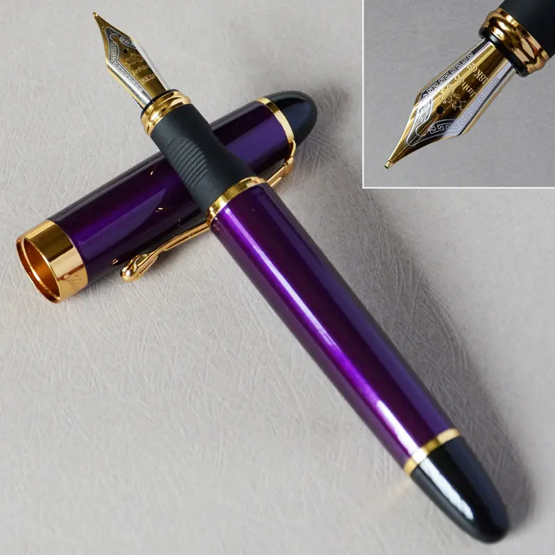 IRAURITA перьевая ручка JINHAO X450 темно-зеленый и золотой 18 KGP 0,7 мм перо с широким основанием полностью металлический синий красный 21 цвет и чернила JINHAO 450