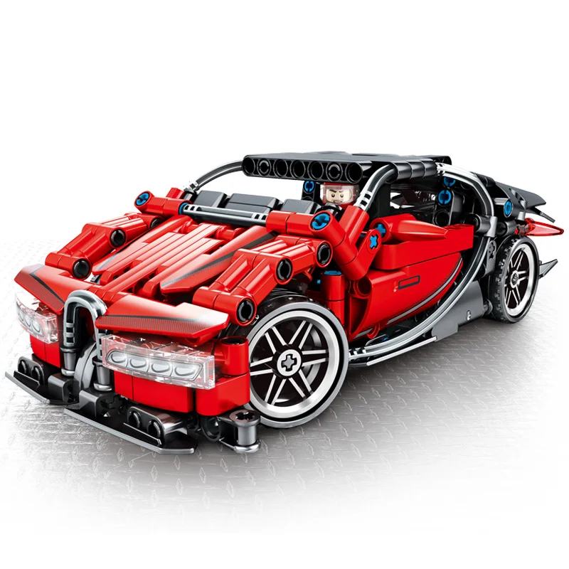 CreatorTechnic серии Super Racers скоростные чемпионы совместимые с тяговыми автомобилями