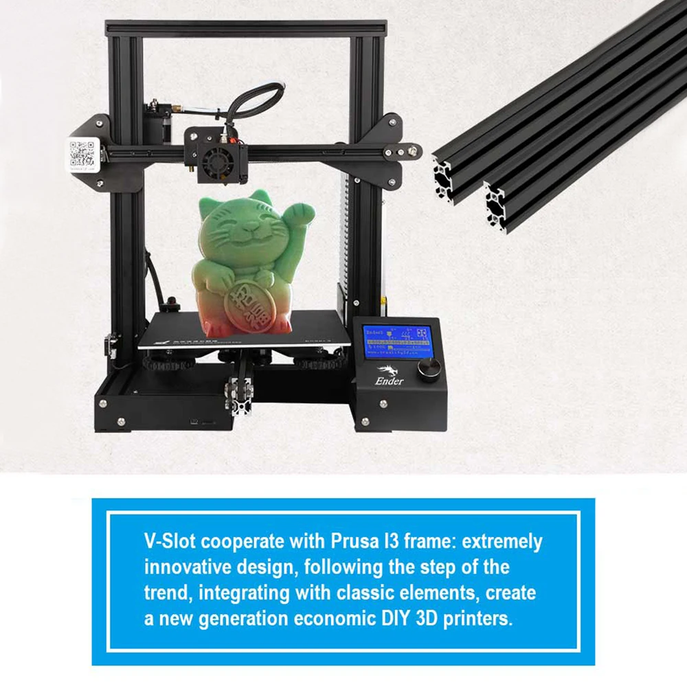 Ender 3 3D принтер DIY набор большой размер печати I3 мини Ender-3/Ender-3 профессиональный принтер 3D Creality 3D принтер Продолжительная мощность печати
