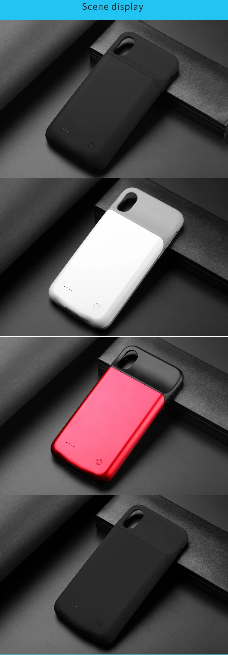 Чехол для аккумулятора EtopLink для iphone XS, зарядное устройство 5000 мА/ч, внешнее резервное копирование для iphone IX/XS 5000 мА/ч для iphone XS