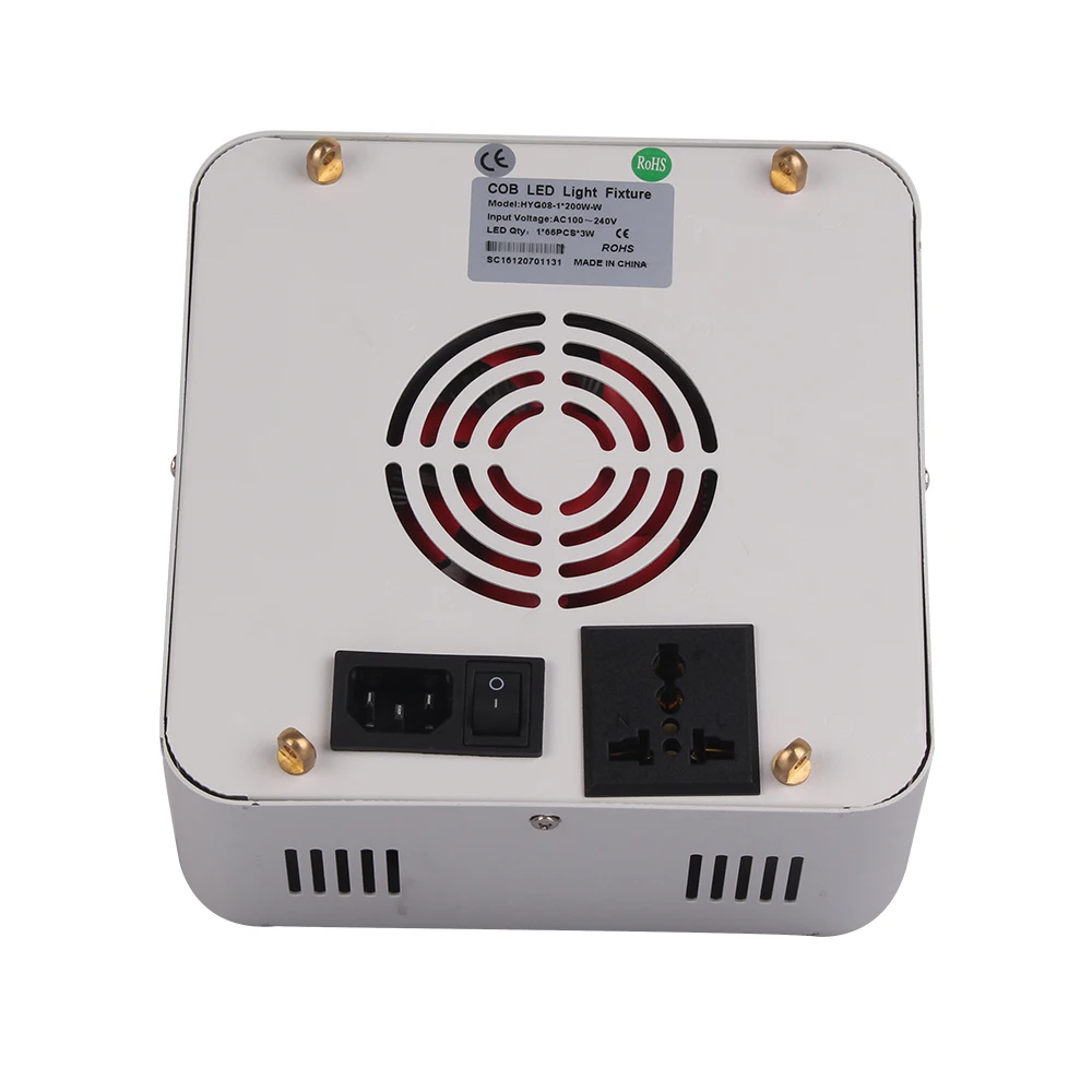 Populargrow 200 w led grow light с чипом cree cxa3070 cob для гидропонная теплица палатка коммерческие медицинские растения роста