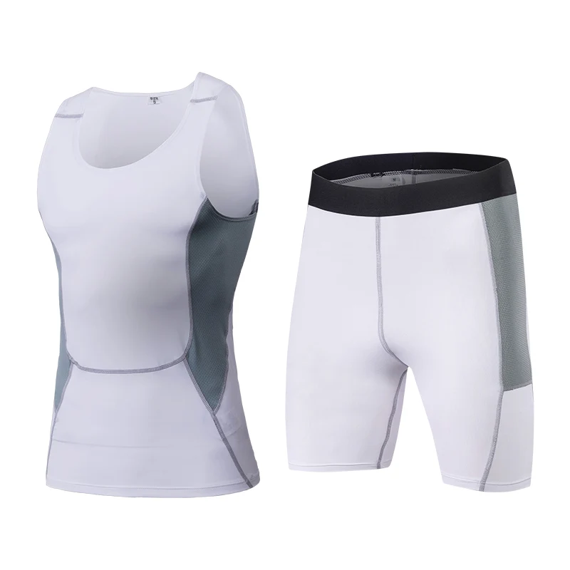 YD 2017 логотип на заказ компрессионный набор для бега Быстросохнущий Спортивный