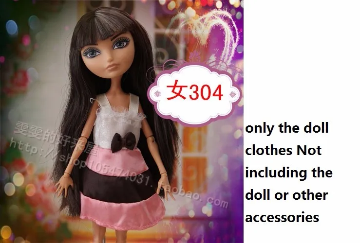 Модная партия для продажи, Оригинальная одежда monster high, кукольная юбка, костюм для отдыха, аксессуары для одежды
