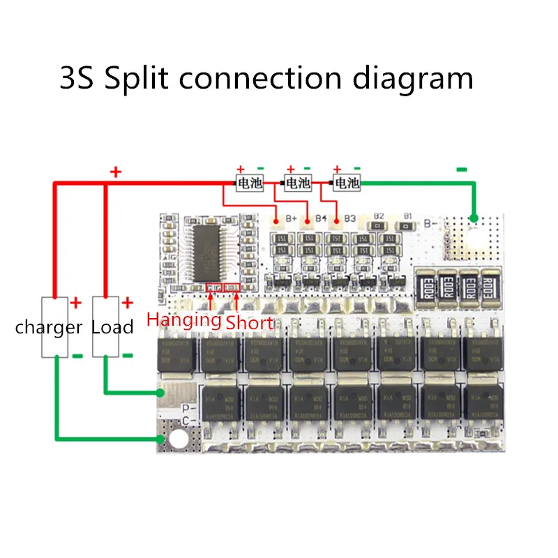 5S 100A BMS 12В 220В 21В Защитная печатная плата литий-ионного LMO Ternary литиевого