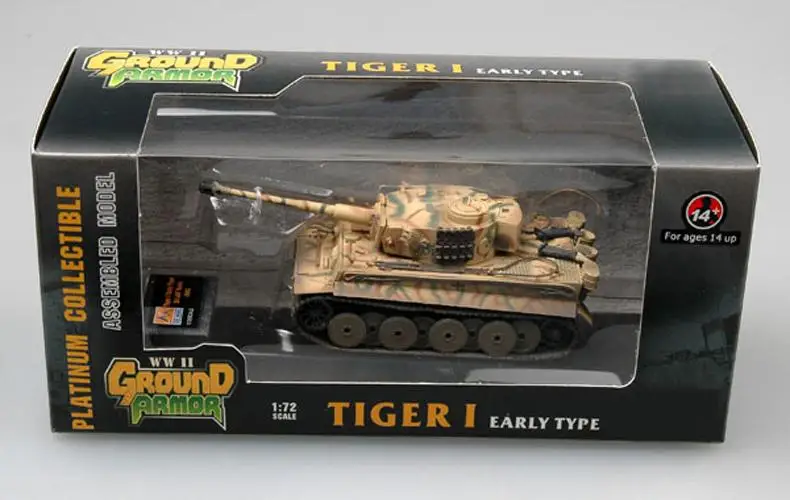 Немецкая Tiger I tank ранняя SS LAH Курск 1943 1/72 без литья под давлением легкая модель| |