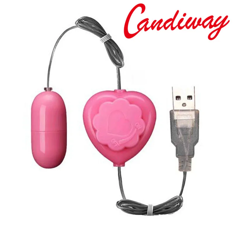 USB силовой вибратор массажер для яичек пуля сердце свободная Скорость Вибрация