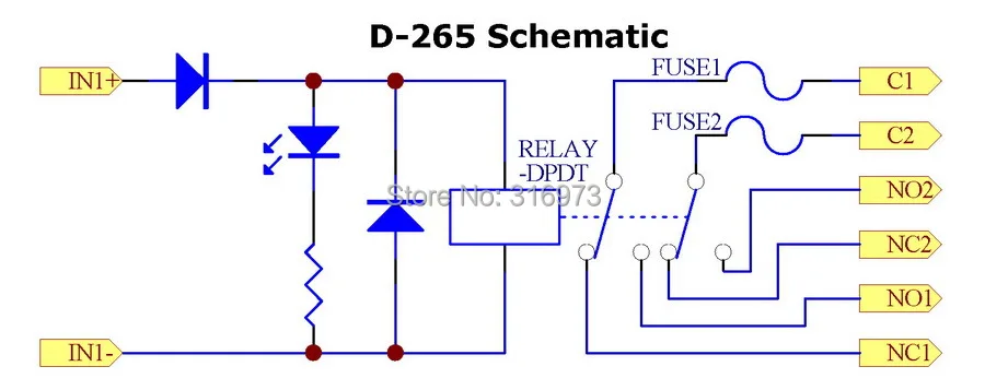 Плавленого DPDT 5A Мощность реле Интерфейс модуль G2R 2 работающего на постоянном