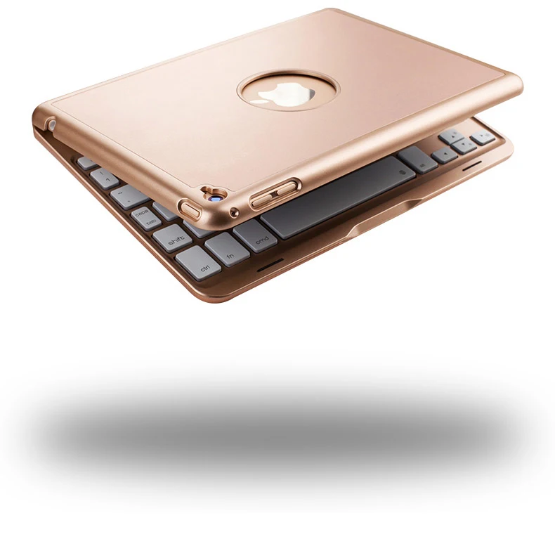 Светильник с подсветкой 7 цветов Беспроводная Bluetooth клавиатура чехол для Apple iPad
