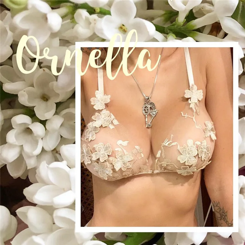Сексуальное женское нижнее белье кружевные с цветочным узором Bralette бюстгальтер
