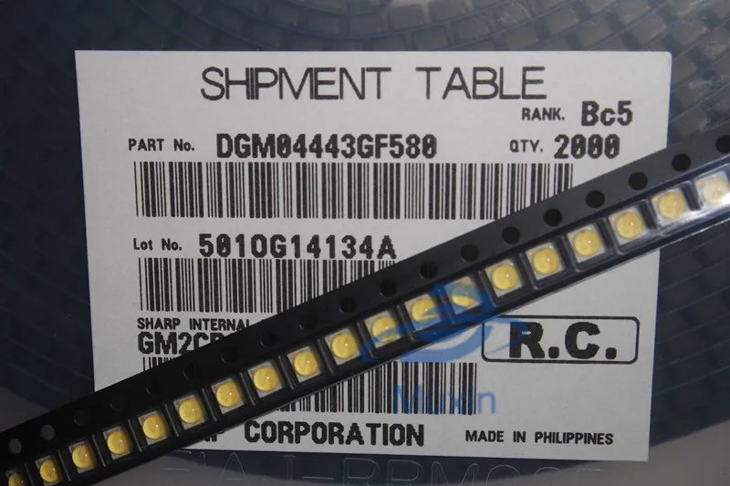 2000 шт. для Sharp светодиодная подсветка высокой мощности LED 0 8 Вт 2828 6 в холодный