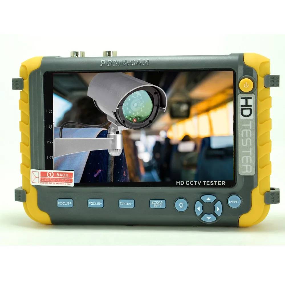 Профессиональный тестер видеонаблюдения IV8W 5 дюймовый TFT LCD 5MP AHD TVI 4MP CVI аналоговый