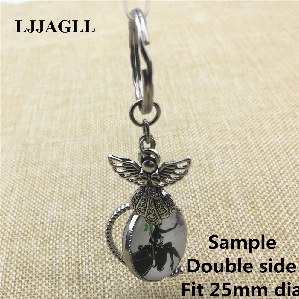 Брелки из сплава 3 шт. с бантом большая кошка Очаровательные животные 25 мм