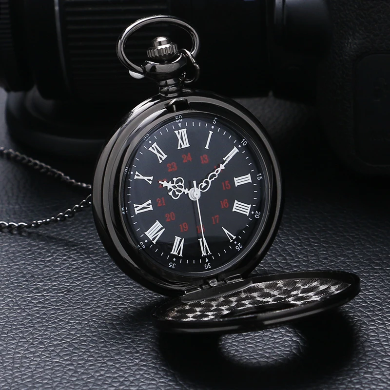 2020 Pocketwatch винтажные часы CharmUnisex модные кварцевые карманные с римскими цифрами в
