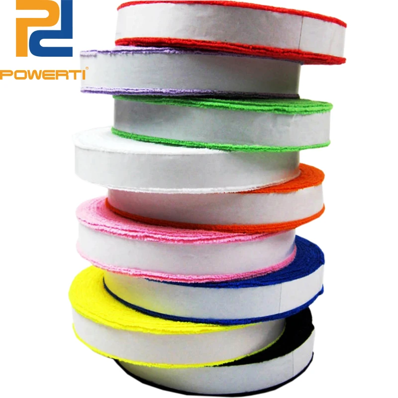 POWERTI 3 5 см вязкость полотенце Sweatband Overgrip хлопок теннис/бадминтон ракетка Grip Tacky Sweet