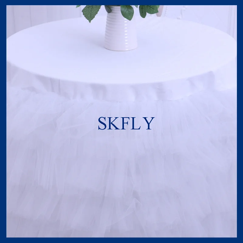 Красивая круглая Свадебная белая Тюль CL001C|table cloth|cake table clothcloth cloths |
