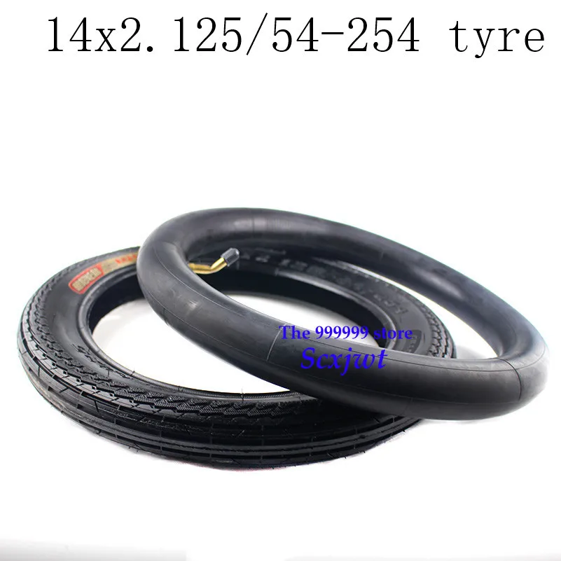 Free shipping High Quality Electric Bicycle Tire 14x2.125 54-254 E-bike Tyre 14inch Antiskid Tyre fits Many Gas Electric Scooter images - 6