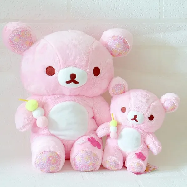 28/38 см цветы вишневого дерева Rilakkuma японские игрушки Аниме плюша Животные для маленьких девочек детей Lover дети лучший подарок на день рождения