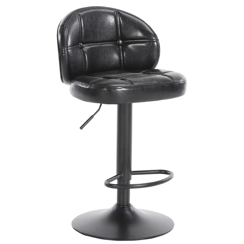 Европейский классический барный стул для кофейни, модный высокий стул со спинкой, подъемный и вращающийся стул, барные стулья, Чулочные изд...