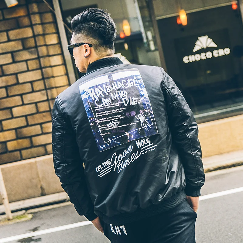 Куртка бомбер мужская с принтом граффити уличная модная повседневная верхняя