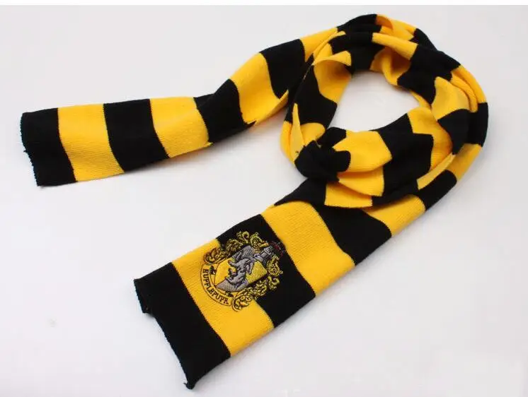 Ахарри поттер шарф шарфы Гриффиндор/Слизерин/Hufflepuff/Ravenclaw шарф Гарри шарфы Косплей костюмы подарок на Хэллоуин - Цвет: as show