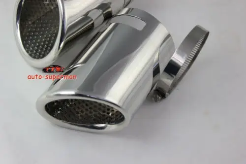 

CHROME EXHAUST MUFFLER TIP PIPE For audi Q5 2010 2011 2012 2013